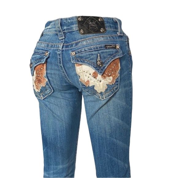 Buckle Miss Me cowboy boot denim jeans size 27 EUC - Picture 14 of 14